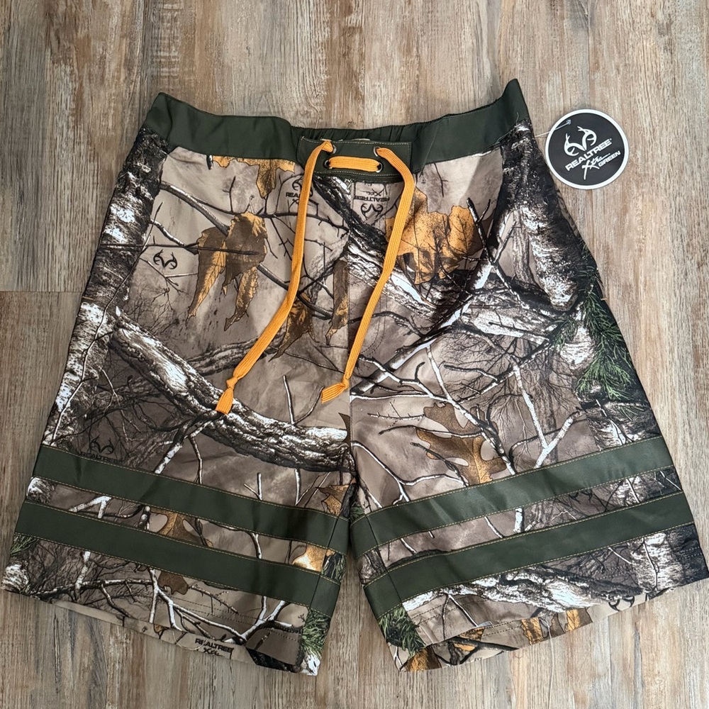 Realtree Camo Swim Shorts Size Large